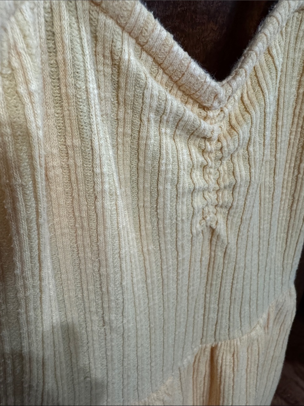 Yellow Roxy Sleeveless Wide-Leg Jumpsuit - Picture 2 of 5
